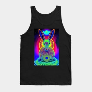 Psychedelic Pop art - RABBIT Tank Top